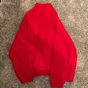 EXPRESS Oversized Red Sweater